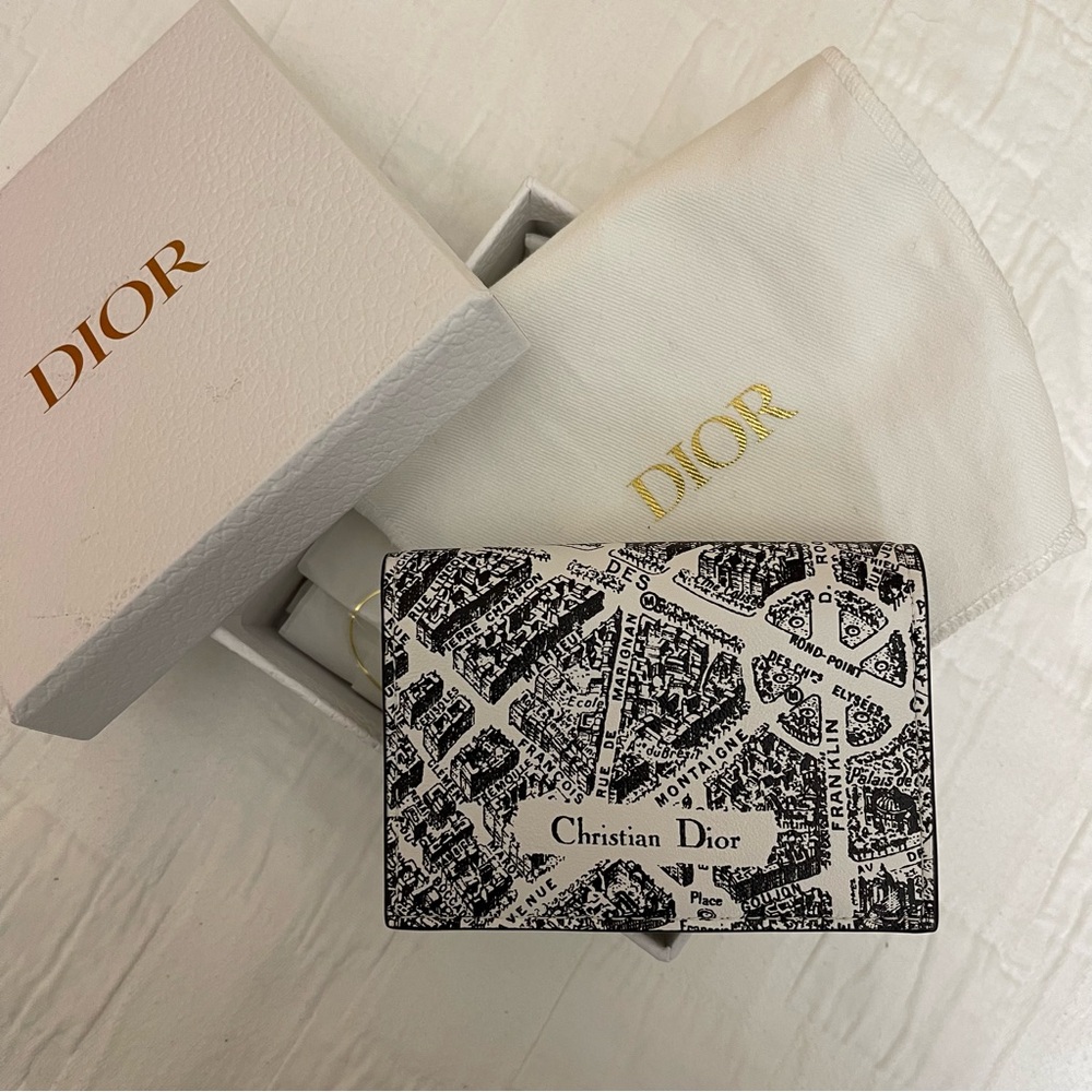 Dior Plan de Paris Business Card Case - brand new, never used.
